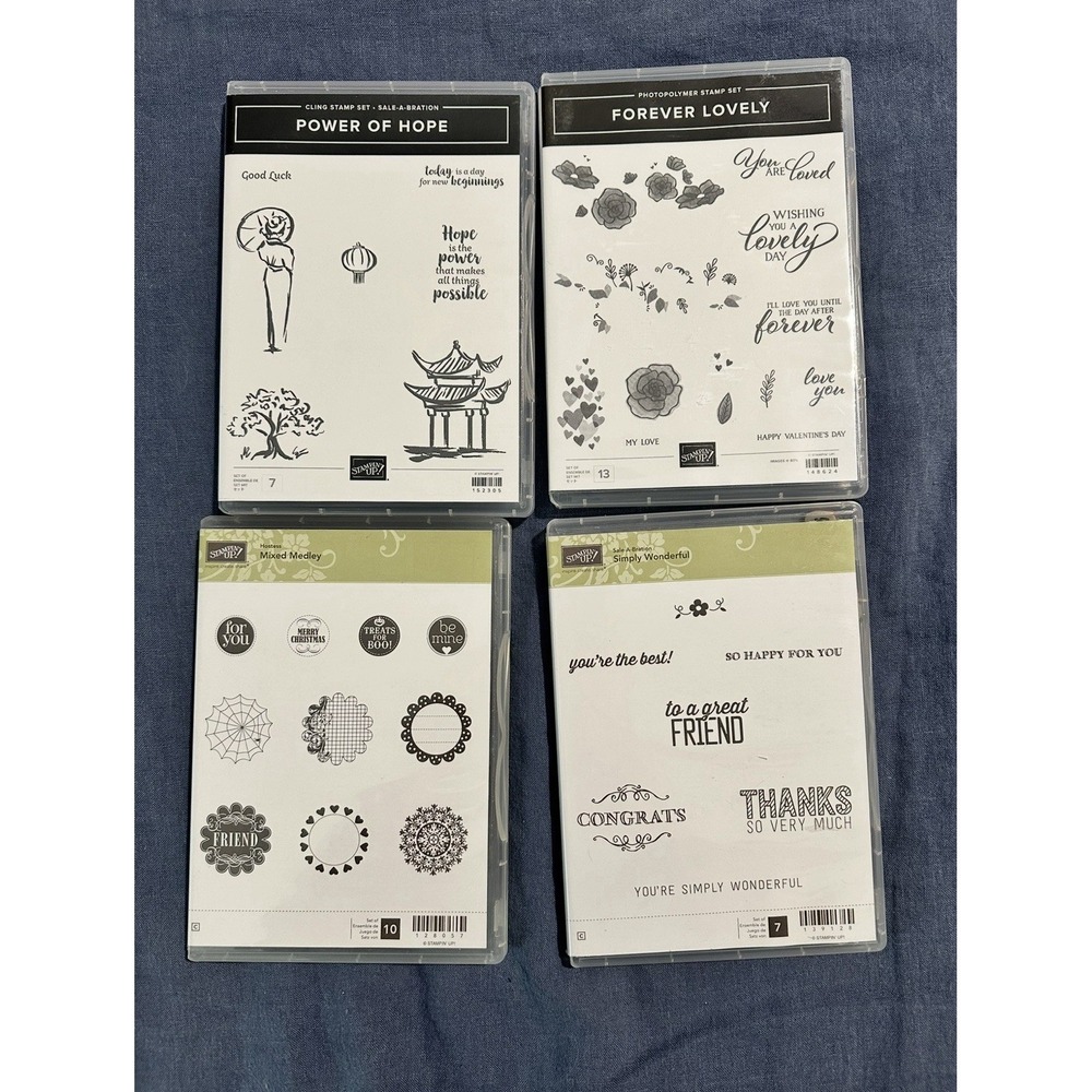 Stampin Up Forever Lovely, POWER OF HOPE, Hostess Mixed Medley, Simply Wonderful